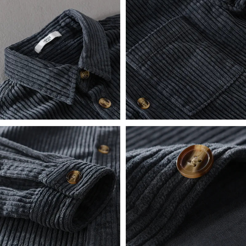 The Urban Corduroy Button-Up