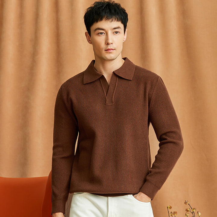 Belmont Wool Polo Sweater