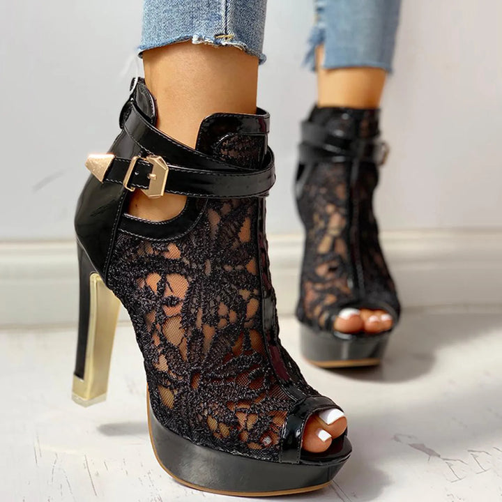 Amara Lace Heels