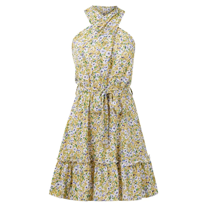 Dahlia Halter Floral Dress