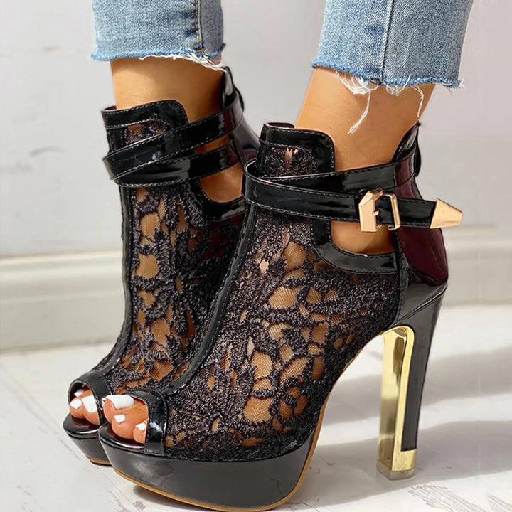 Amara Lace Heels